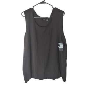 VTG‎ Y2K Mossimo Brown Sweater Vest 2X Preppy Classic Hipster Grunge Lightweight